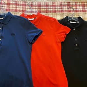 Lacoste Slim Fit Polos size 42